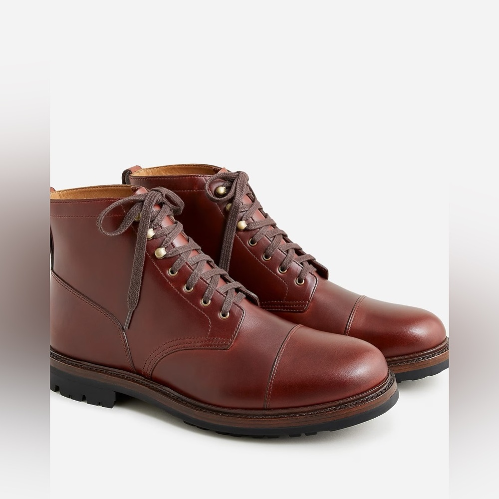 NWT JCrew Kenton cap-toe boots